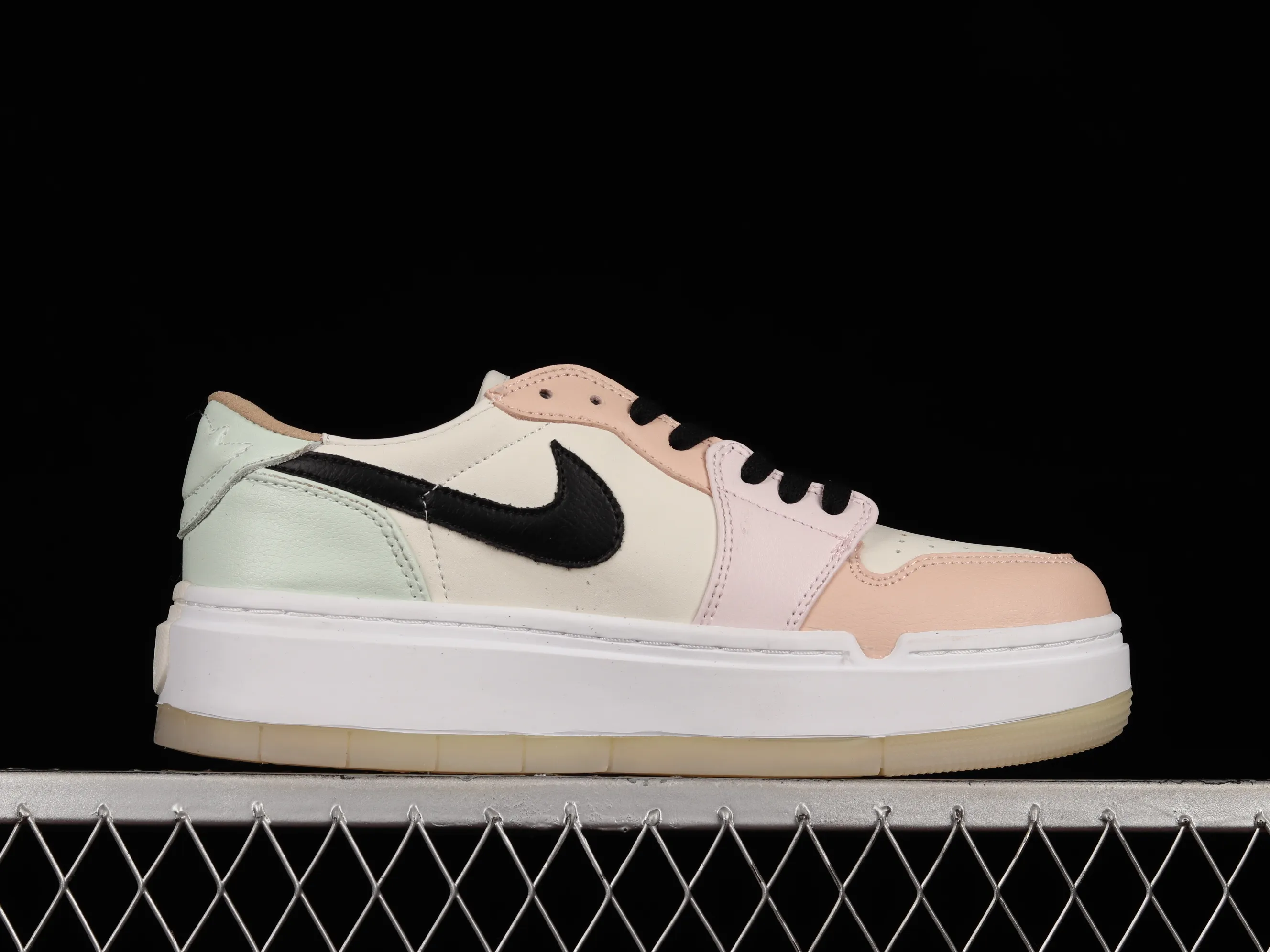 All categories Air Jordan Jordan series basketball shoes Air Jordan 1 Low Air Jordan 1 Elevate Low SE "Wolf Grey" Little AJ thick-soled retro basketball shoes DH0979-101